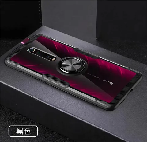 Чехол с кольцом-держателем для Xiaomi Mi 9T Pro Redmi K20 Pro стеклянный