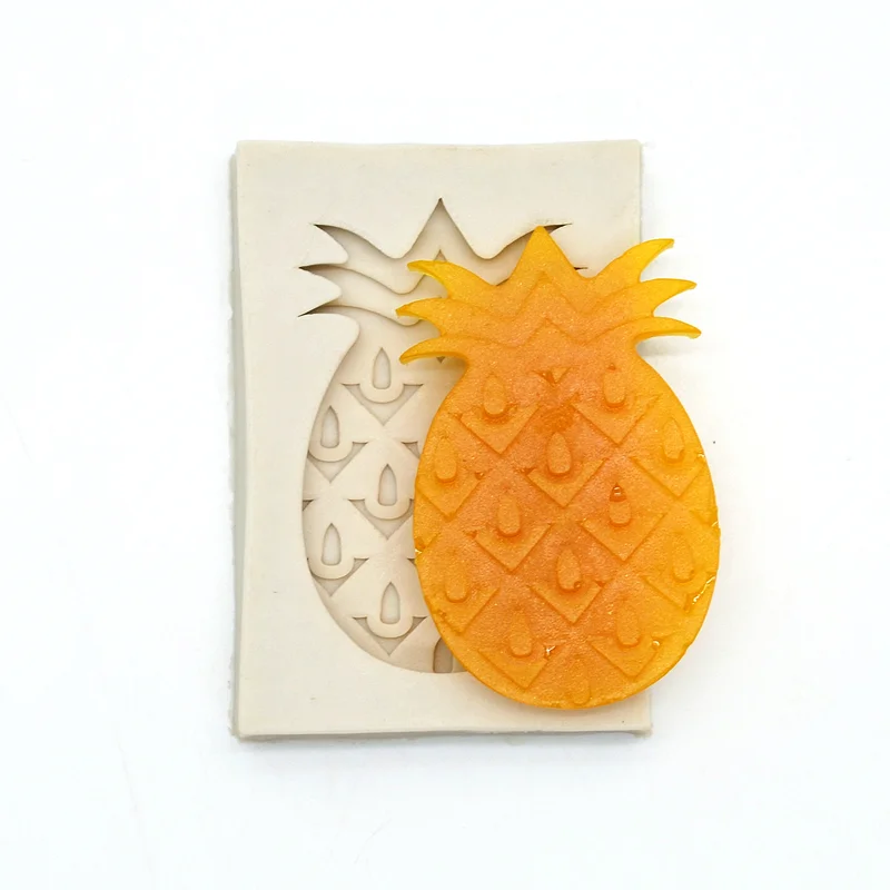 

Pineapple Silicone Mold Resin Kitchen Baking Tool Cake Dessert Lace Decoration DIY Chocolate Pastry Fondant Moulds Sugar Artist