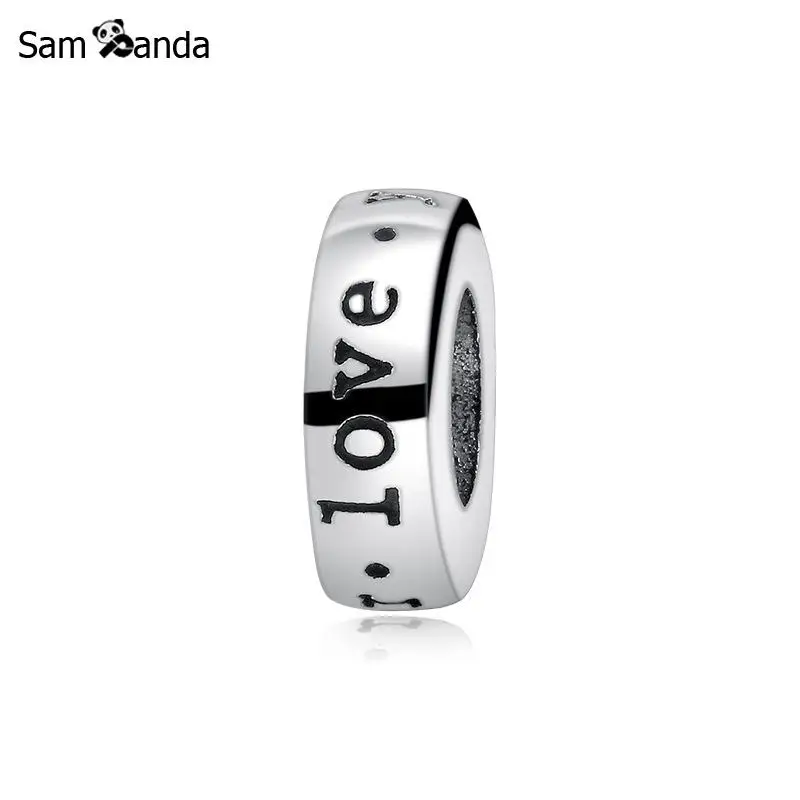 

Бусина «Love You Forever» разделитель Шарм подходит для браслета ожерелья DIY женские ювелирные изделия