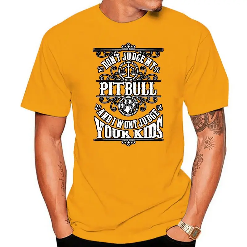 

Don T Judge My Pitbull And I Wont Judge Your Kids V1 Men Tshirt Black