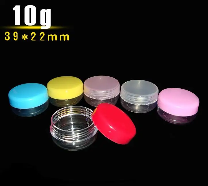 

10g Refillable Bottles Portable Subpackage Cosmetics Empty Jar Pot Travel Suit Cream Container 4000pcs free shipping SN575