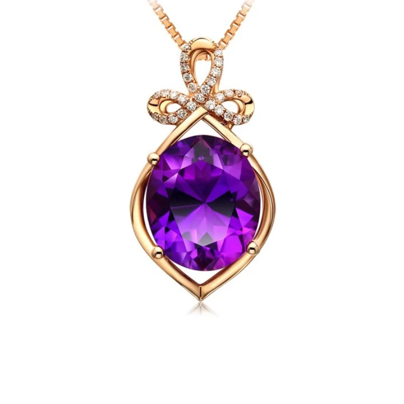 Женское ожерелье с подвеской MENGYI винтажное из розового золота круглым