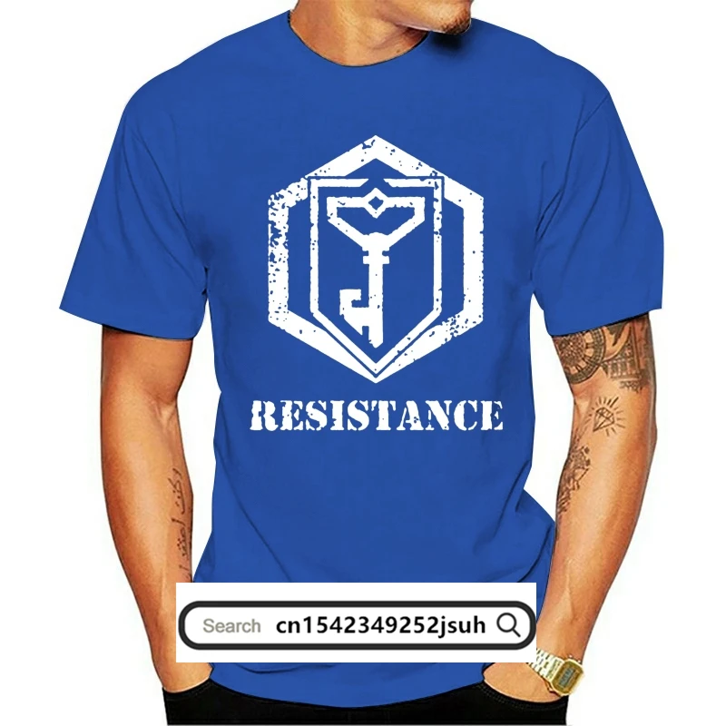 

Men Tshirt RESISTANCE Ingress Unisex T Shirt Women T-Shirt Tees Top