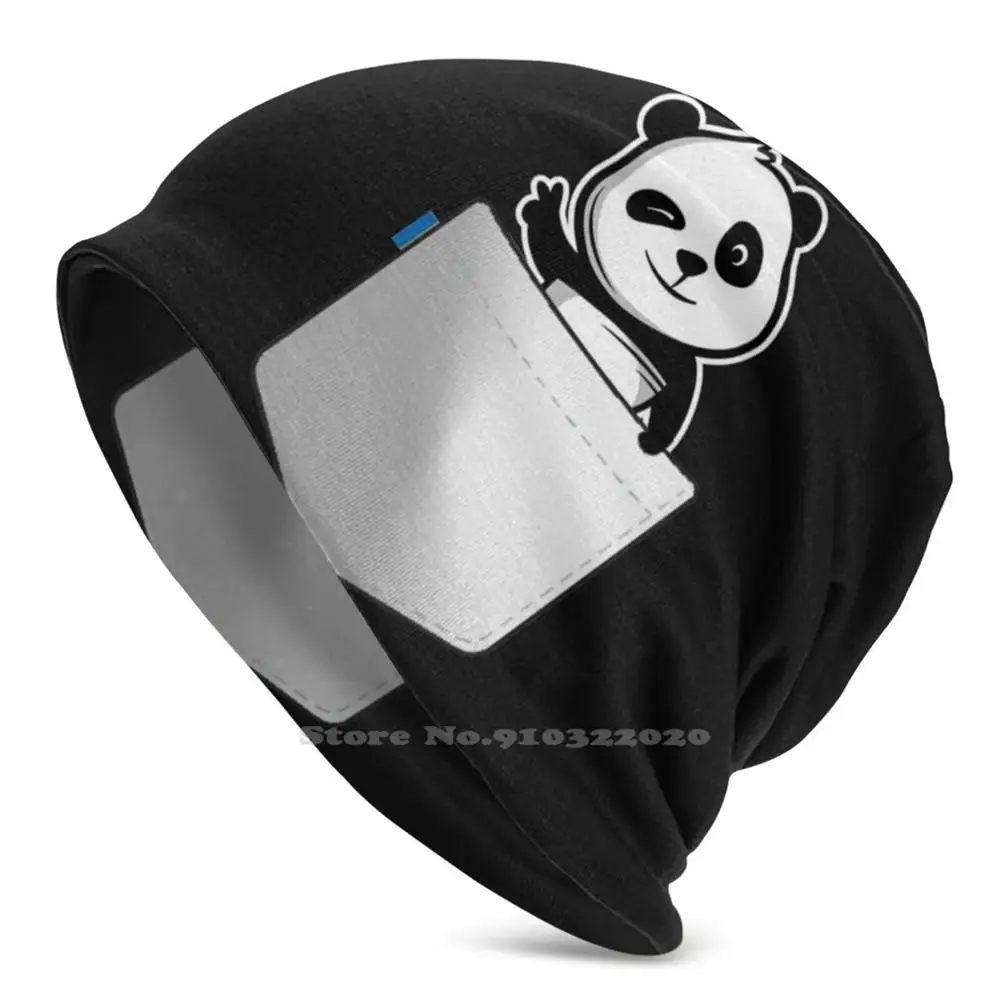 

Шапочка «панда» забавная, шапка с узором, дышащая тонкая ветрозащитная Милая шапка-панда для маленьких детей