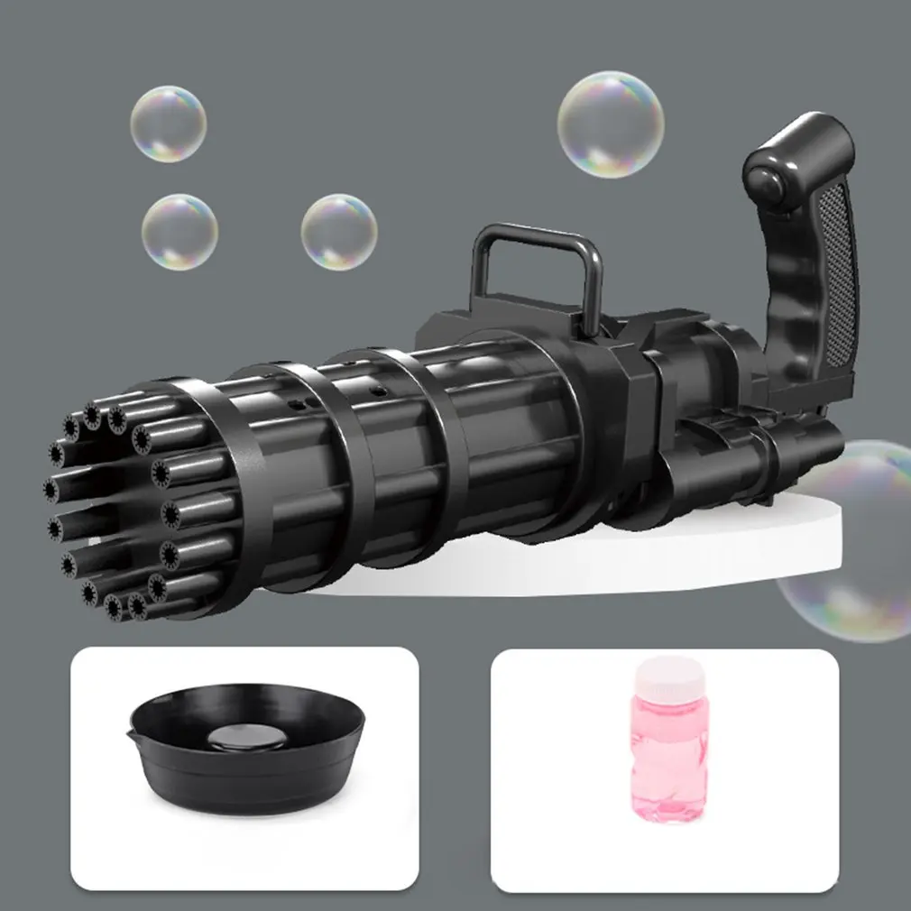 

Bubble Gun Toys Summer Soap Water Bubble Machine 2-in-1 Electric Bubble Machine Kids Automatic Bubble Machine For Children Gift