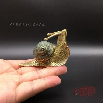 

Exquisite brass simulation snail ornaments