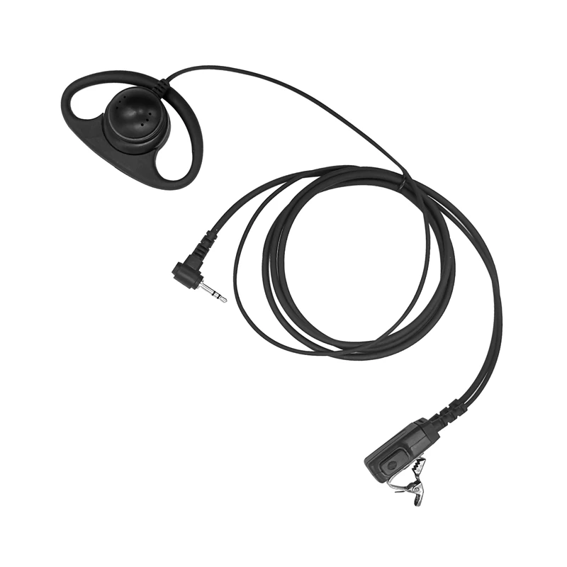 

1 Pin 2.5MM Walkie Talkie Headset for Motorola Talkabout Two Way Radio MH230R MR350R MT350R MS350R T200 D Shape Earphone