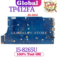 tp412 for asus tp412fa tp412f tp412 laptop motherboard original mainboard 100 test ok i5 8265u 8g ram