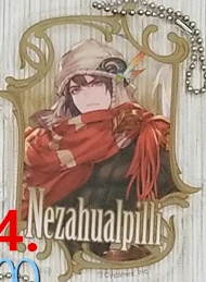 Гранблю Фэнтези брелок с рисунком из игры аниме Ayer Belial Elmott Lucifer Cain Sandalphon Nezahualpilli Eustace Aoidos акриловый брелок - Цвет: 04 Nezahualpilli