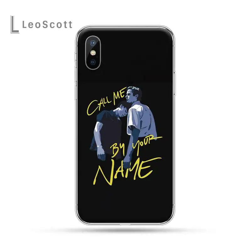 Чехол для телефона с надписью call me by your name черный мягкий чехол из ТПУ iphone 4 4s 5 5c se 6 6s