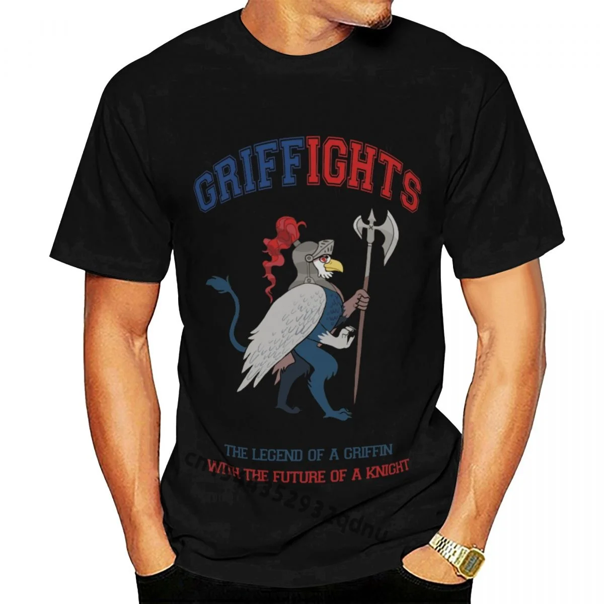 

Casual Plus Size T-shirts Hip Hop Style Tops Tee S-6xl Men Griffights - Lincoln Way C T-shirt