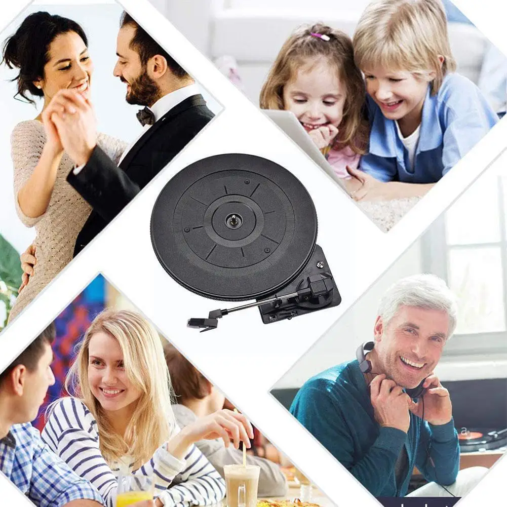 

Phonograph Accessories Parts 28cm Vintage Vinyl Record Stylus Turntable Phono Preamp With 3 Player Rmp) Speed(33/45/78 S9p6