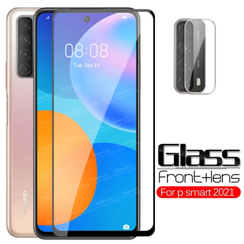 Для Huawei P Smart 2021 стеклянный объектив камеры закаленное стекло Huawey Hauwei Huawe Psmart 6 67