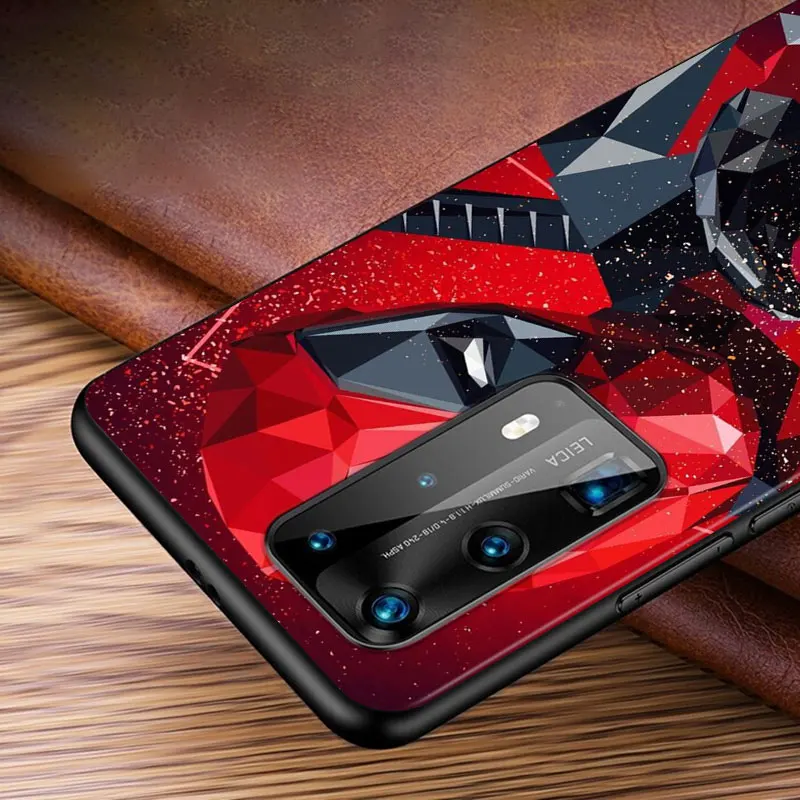 Marvel Deadpool For Huawei P Smart S Z Mate 40 RS 30 20 10 Pro Plus Lite 2019 2020 2021 Black Soft Phone Case | Мобильные телефоны