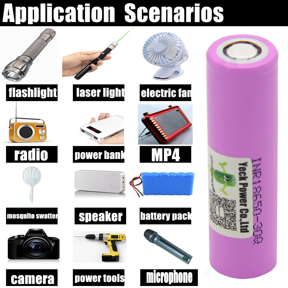 Russian Warehouse Fast delivery INR 18650 Battery 30Q li-ion batteries lithium 3000mah 3.7V 30A high drain 10C rechargeable | Электроника