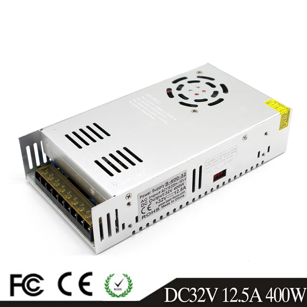 Одиночный выход DC12V DC24V DC36V DC48V DC60V DC32V 400W переключатель питания Трансформаторы