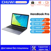 chuwi herobook pro 14 1inch laptop intel gemini lake n4020 dual core 8gb ram 256gb ssd windows 10 computer full layout keyboard