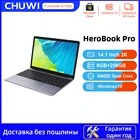 Ноутбук CHUWI HeroBook Pro, 14,1 дюйма, Windows 10, Intel Gemini lake N4020, 8 + 256 ГБ, SSD
