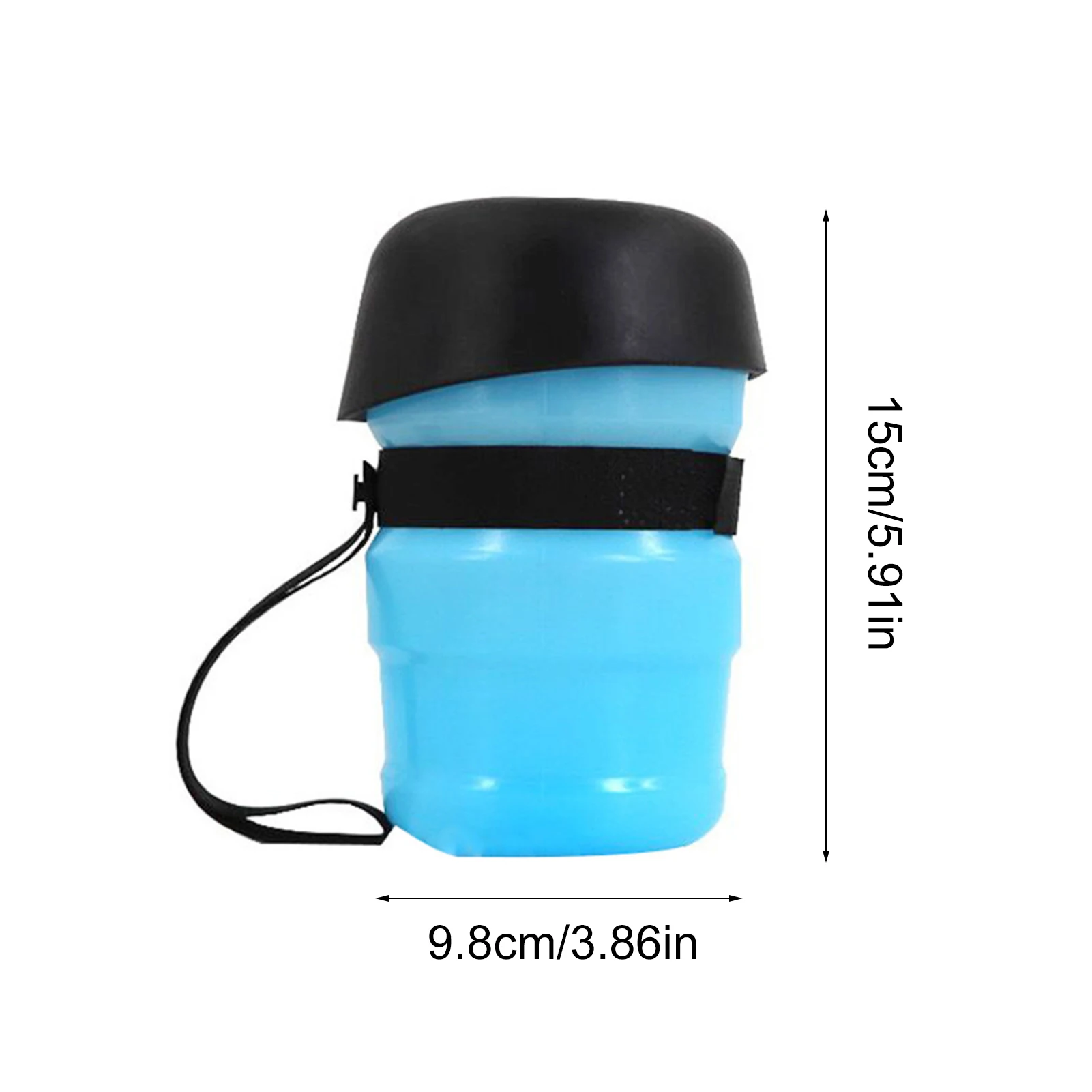 

Portable Pet Water Bottle Safe Light Accompanying Travel Cup Pet Feeder Leakproof Foldable Food Bowl For Outdoor Walking Hiking