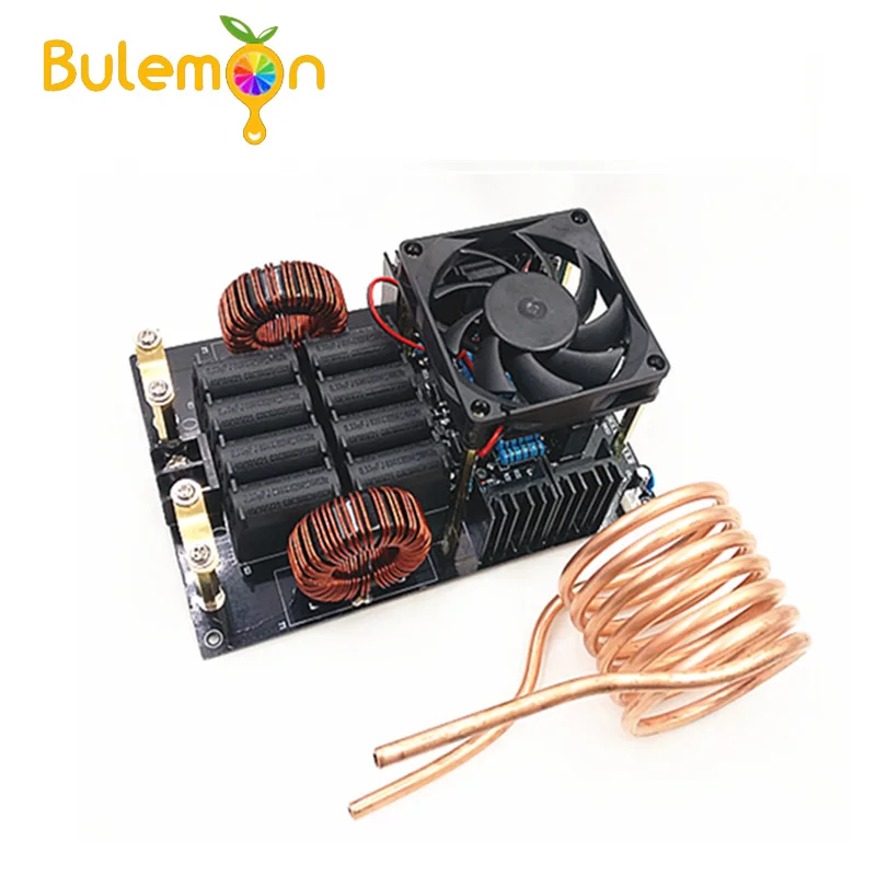 

DC 50A 1KW 12-40V High Voltage Generator High Frequency Low Voltage ZVS Induction Heater 1000W Board With Coil for Melt Metals