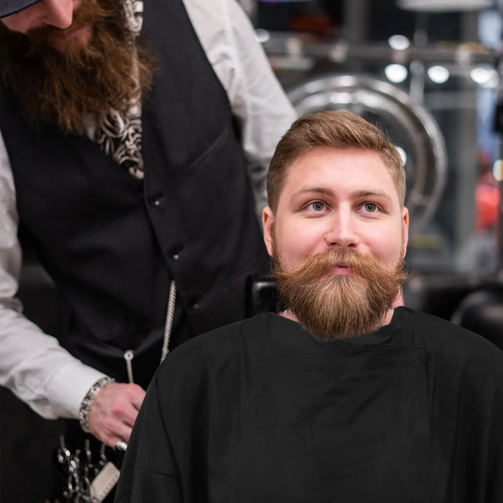 Халат для парикмахерских салонов халат стрижки накидка клиентов стильные платья