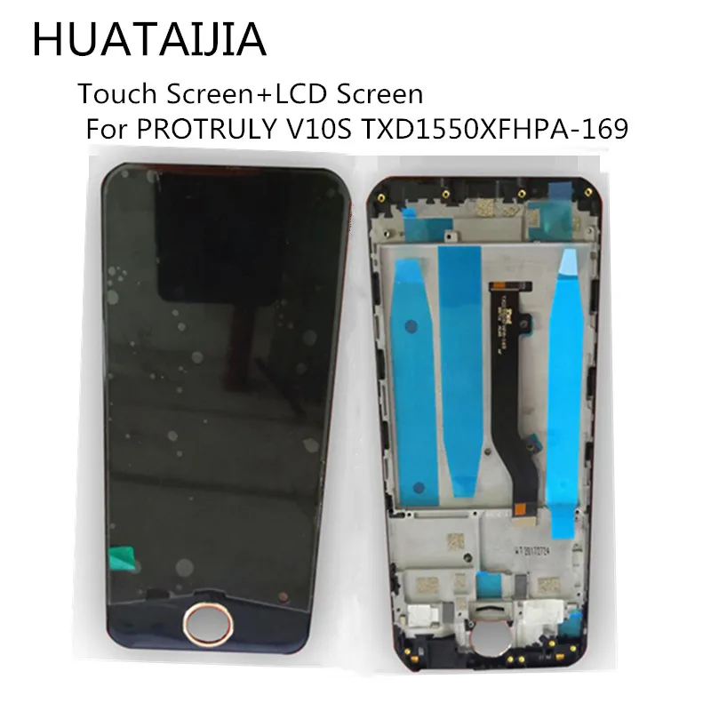 

NEW+frame test ok Lcd with touch screen For PROTRULY V10S TXD1550XFHPA-169 Lcd Display Assembly Complete + TOOLS