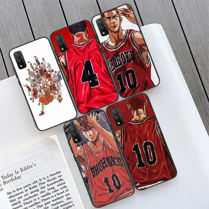 

Slam Dunk Anime Phone Case for Huawei P9 P10 P20 P30 40 plus pro lite SMART2019 SMART2020 fundas