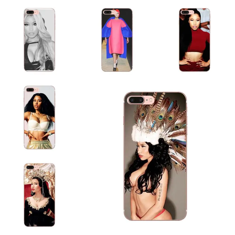 Для Apple iPhone 4 4S 5 5C 5S SE 6 6S 7 8 Plus X XS Max XR Мягкий защитный чехол из кожи Nicki Minaj Neons носить