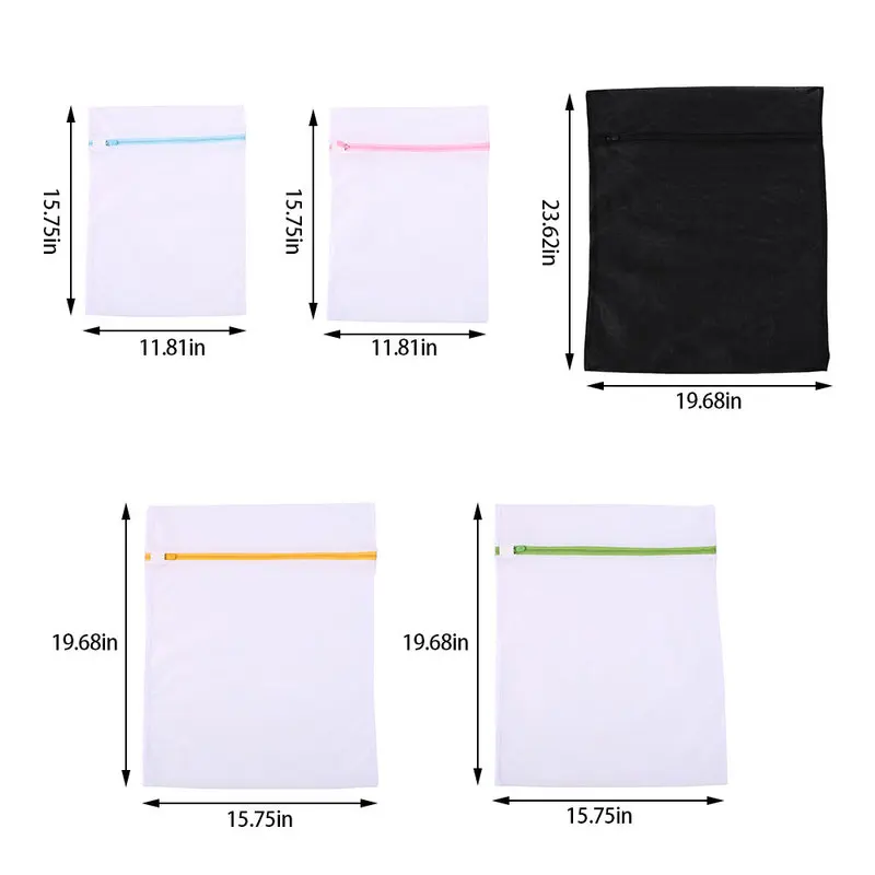 

5 Pcs Washing Laundry Bag Care Protection Net Filter Underwear Socks Washing Machine Travel Clothes Storage Bags