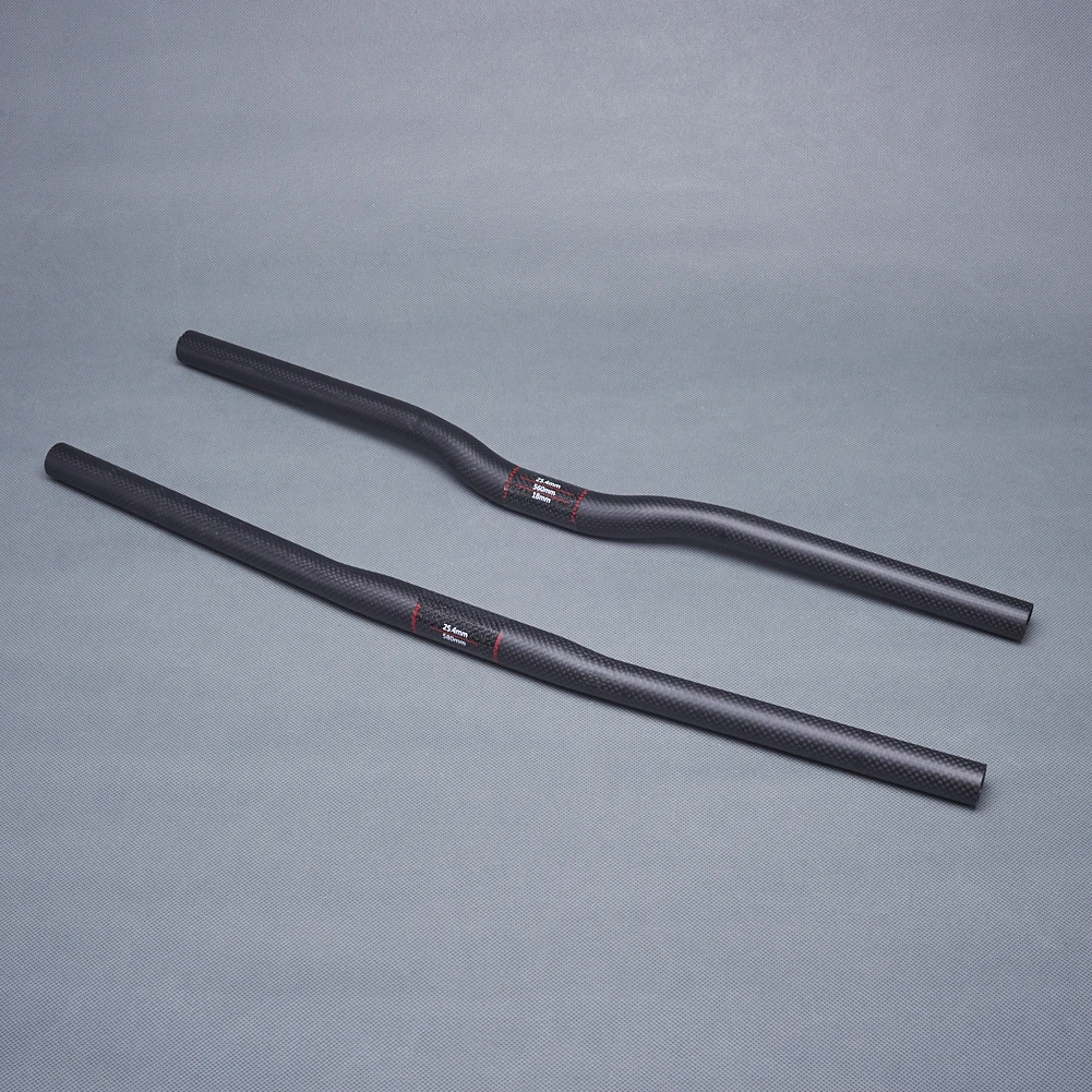 Матовый полный 3K руль из углеродного волокна для горного велосипеда 25 4 мм