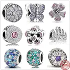 Шарм-бусина для браслета Пандора, из серебра 925 пробы