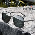 Солнцезащитные очки-авиаторы мужские фотохромные, поляризационные квадратные солнечные очки для вождения с защитой от ультрафиолета
