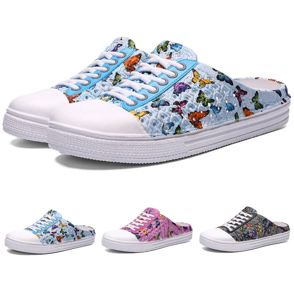 Женские пляжные шлепанцы летние домашние Повседневные Дышащие тапочки на