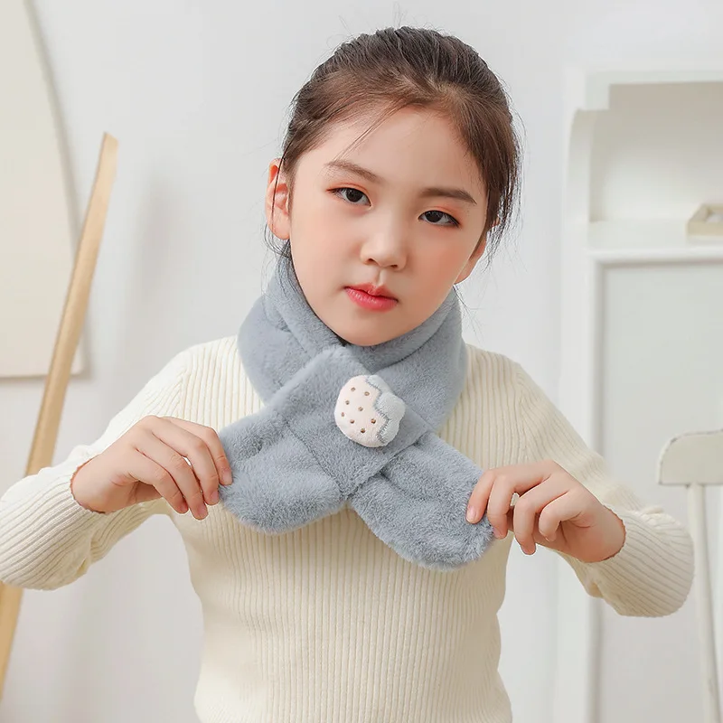 

Kid's Scarves Children Boys And Girls Kids Keep Warm Shawls Scarves Collar Thickening Winter Scarf Toddler Winter Scarf WJ141