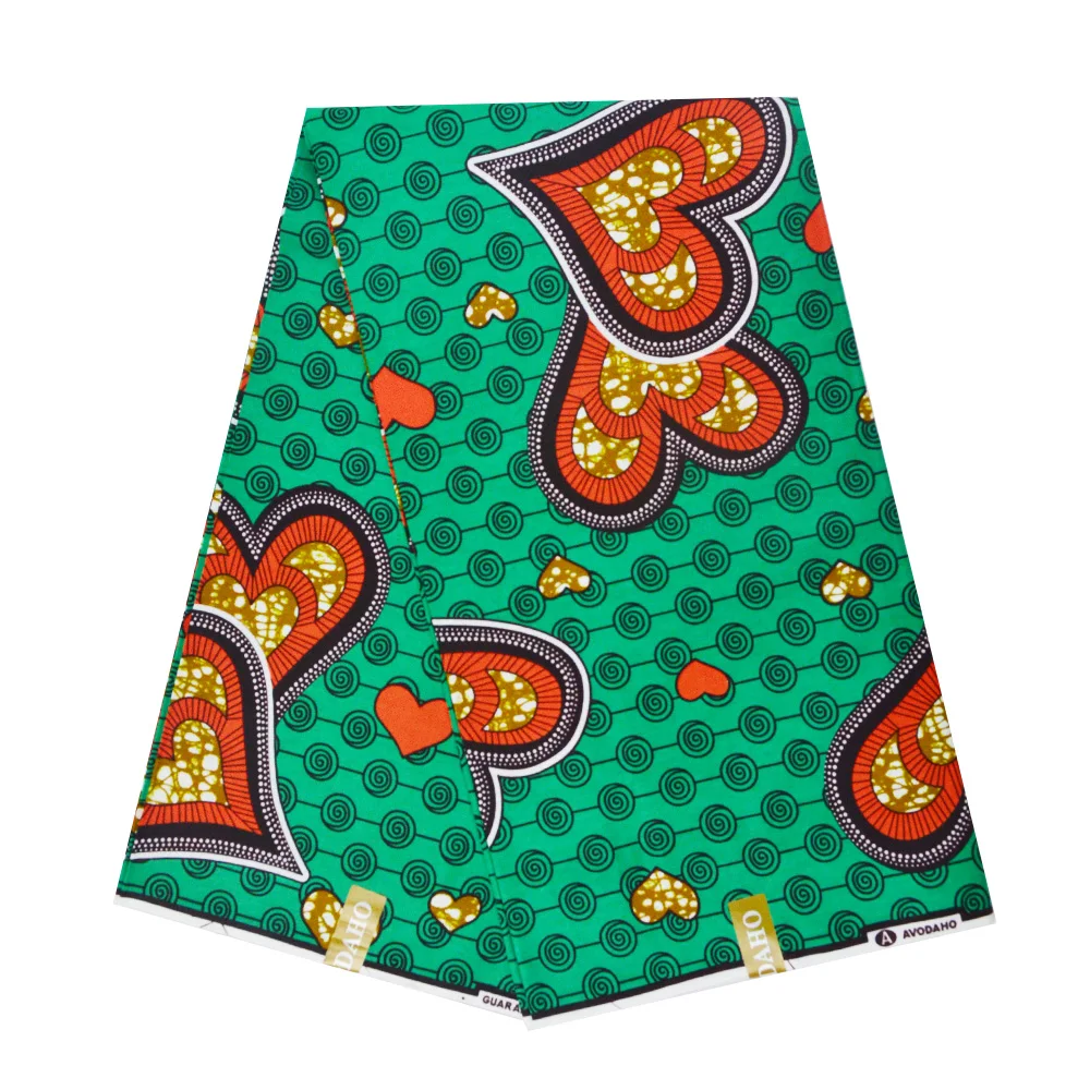 1 ярд Анкара ткань Африканский настоящий воск 100% хлопок африканский Гана