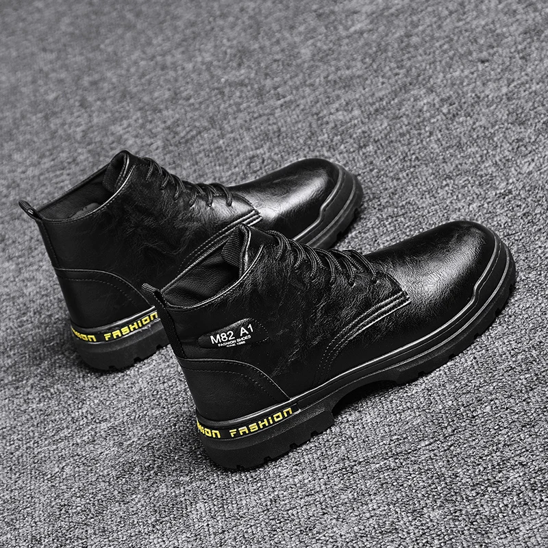 

Casual Leather Shoes Mens Dress Boots Summer Men Zapatos De Cuero Para Hombre Chelsea Leather Men's For Coturno Work Cowboy