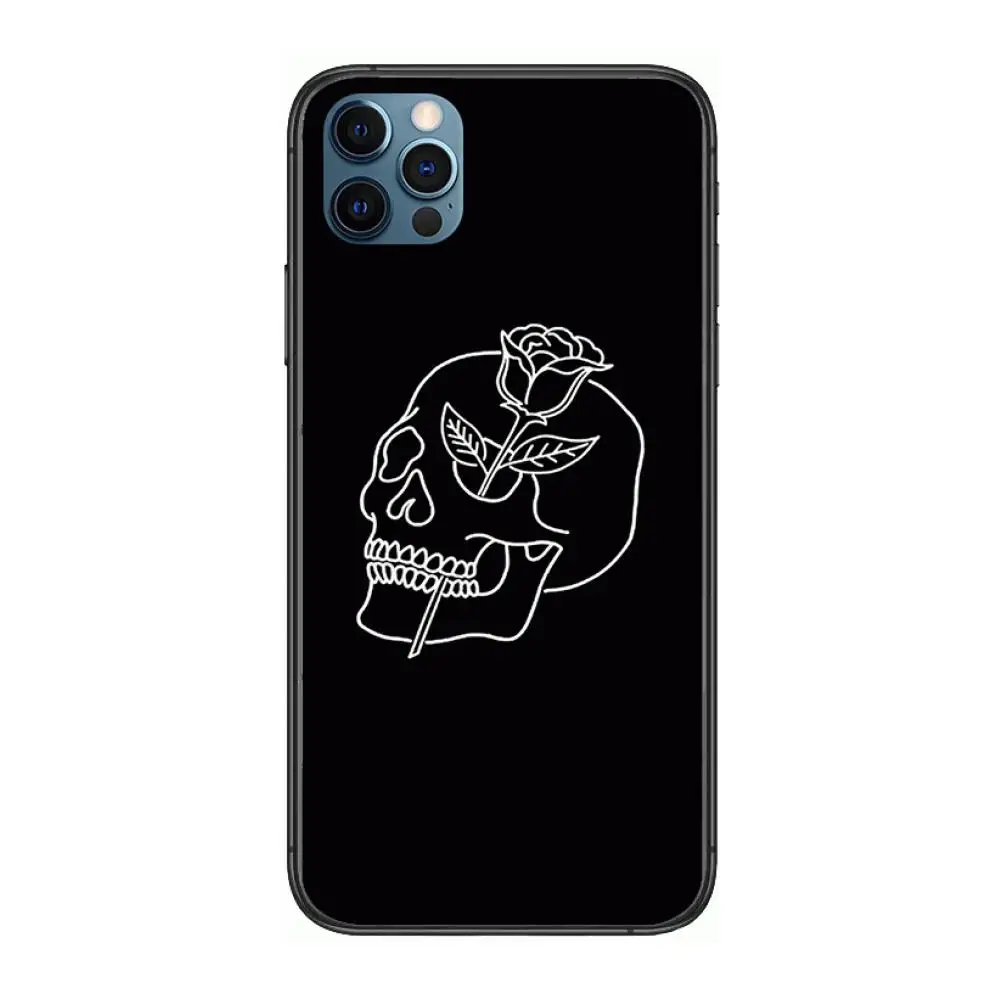 

Shockproof Excellent Style Phone Case cover For iphone 12 pro max 11 8 7 6 s XR PLUS X XS SE 2020 mini black cell shell