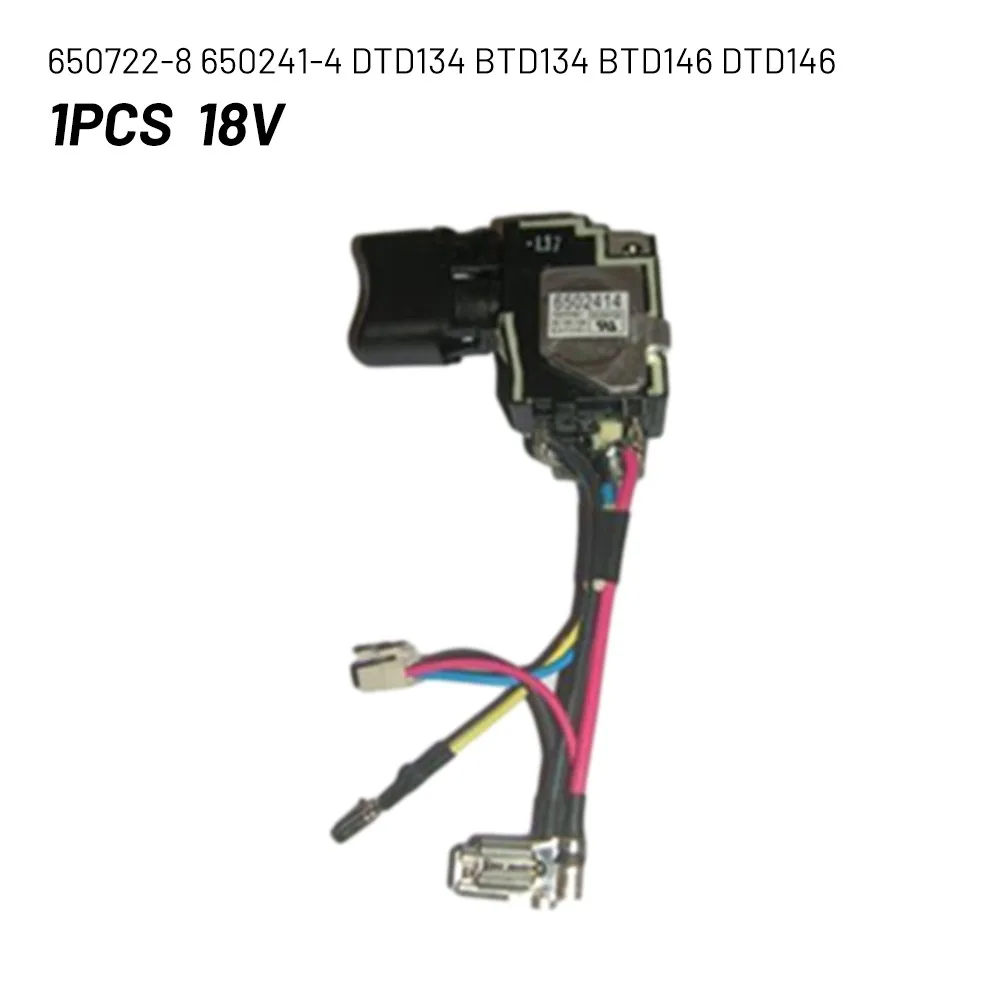 

650241-4 Switch 650722-8 BTD134 BTD146 DTD134 DTD146Metal Sturdy Tools