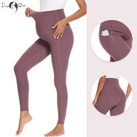 new womens maternity yoga pants pregnancy mama clothing for women with pockets high waisted workout pants for women leggings