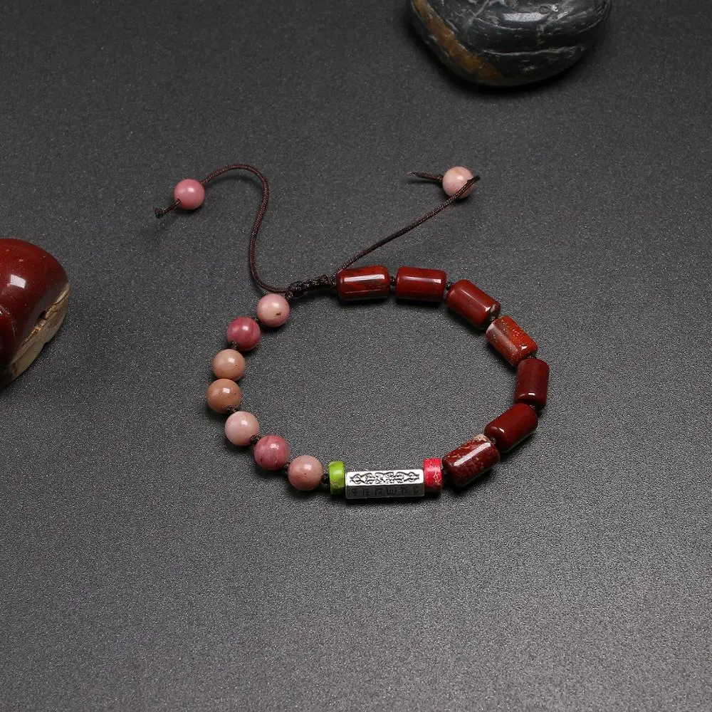 Браслеты подвеска ом в тибетском буддистском стиле регулируемые браслеты ручной