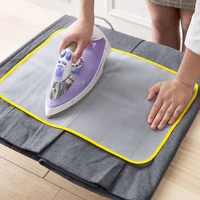 high temperature iron ironing board cover home protect heat insulation against press pad mesh ironing cloth guard protective