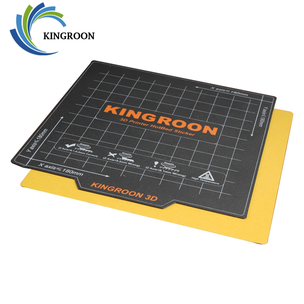 3D-принтер KINGROON KP3S 2 шт. наклейка с подогревом гибкий магнитный лист 180*180 мм печать