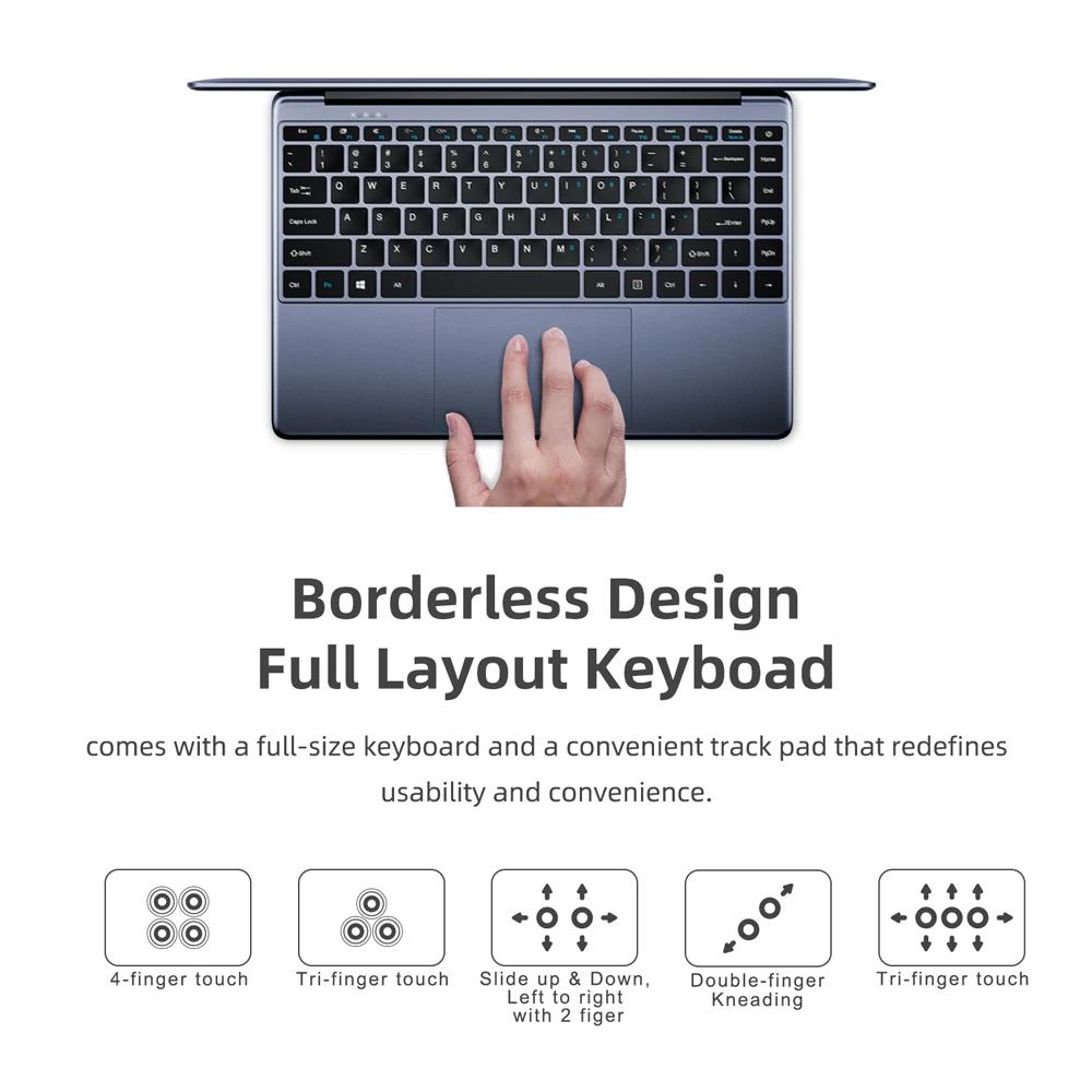 CHUWI HeroBook Pro 14 1-дюймов экран FHD Intel Celeron N4000 Двухъядерный UHD Graphics 600 GPU 8GB RAM 256GB SSD