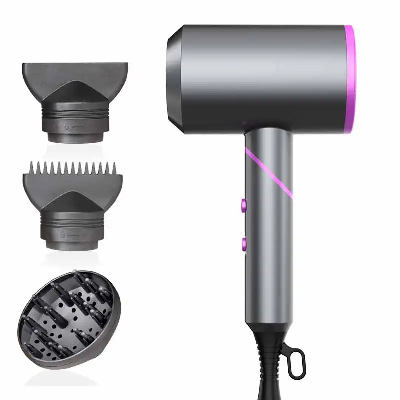 

Folding Hair Dryer Negative Lonic Hammer Blower Electric Professional Hot &Cold Wind Hairdryer Temperature Hair Care Blowdryer