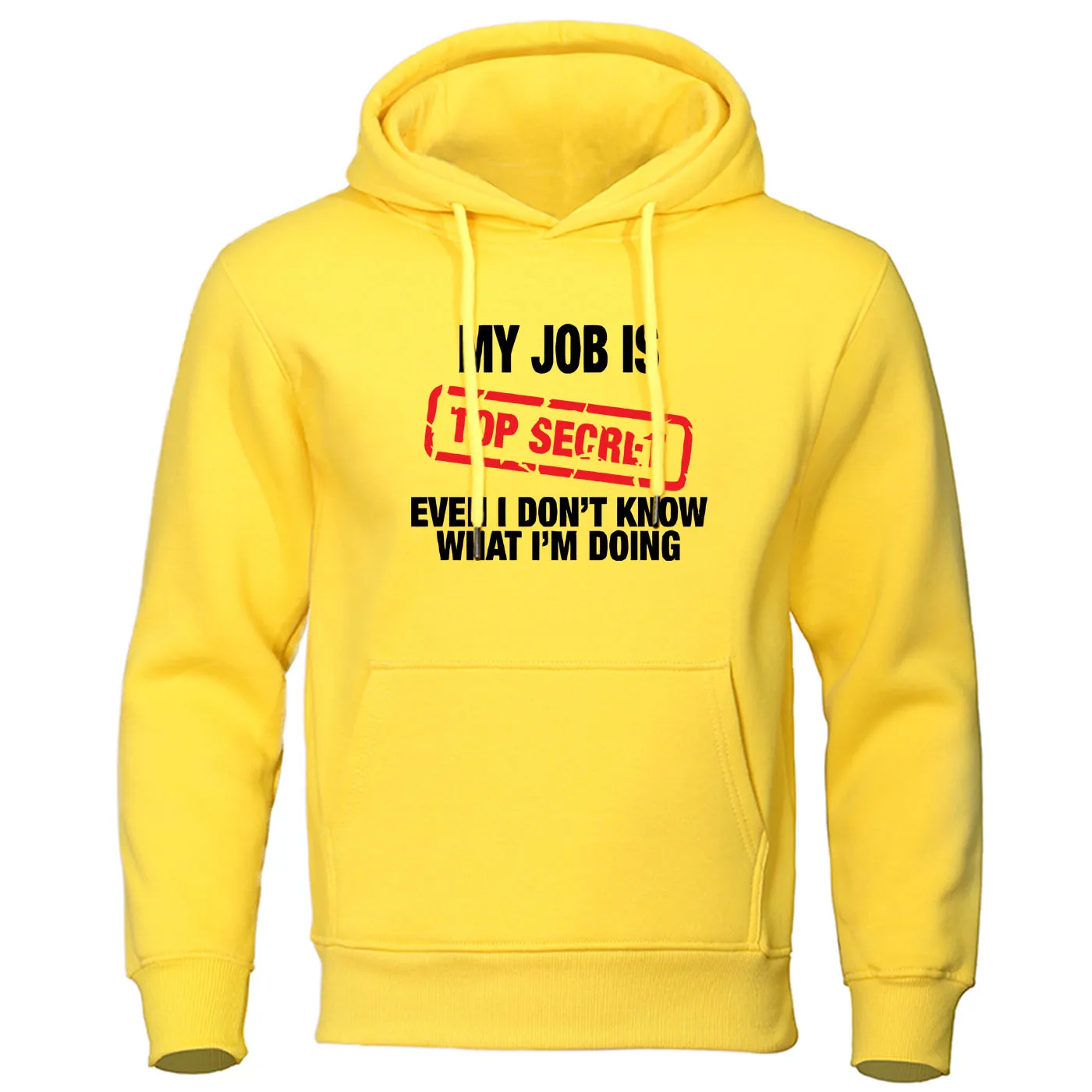 Осенне-зимняя толстовка с капюшоном качественный брендовый Мужской пуловер MY work