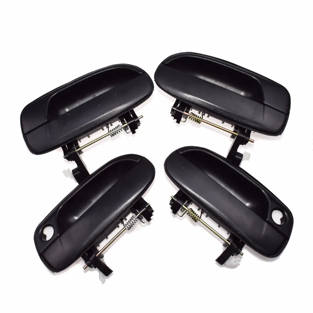 ISANCE 4 шт. черная ручка для наружной двери FL FR RL RR 82650 25000 82660 Hyundai Accent 2000 2001 2002 2003 2004 2005
