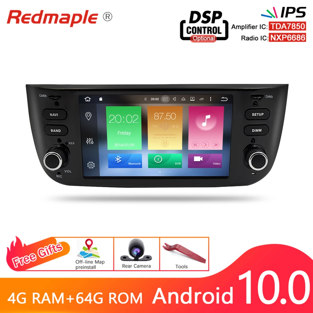 Автомагнитола на Android 10 0 с GPS навигацией мультимедийный стерео проигрыватель для