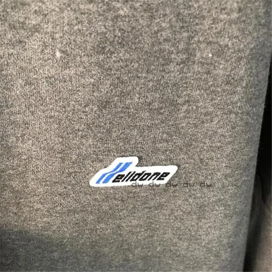 

Onesize Oversize we11done Hoodie Men Women Embroidered Logo Pullover Hoody xxxtentacion harajuku