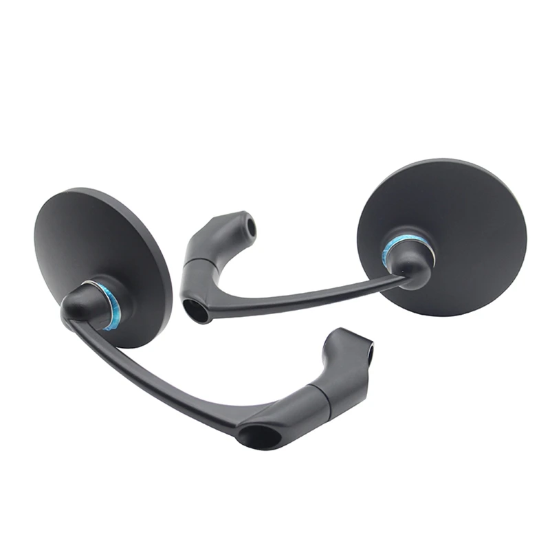 Зеркало заднего вида мотоциклетное круглое черное 10/8 мм | Автомобили и мотоциклы