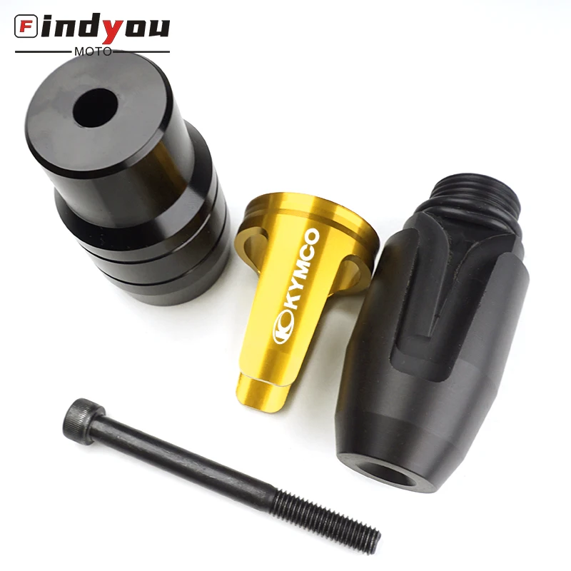 

New For KYMCO DownTown 350 300i Xciting 250 350 350i 400 400i CK250T Motorcycle CNC Crash Exhaust Slider Protector Crash Pad